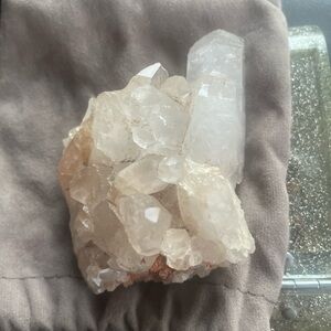Natural Clear Quartz Crystal Cluster